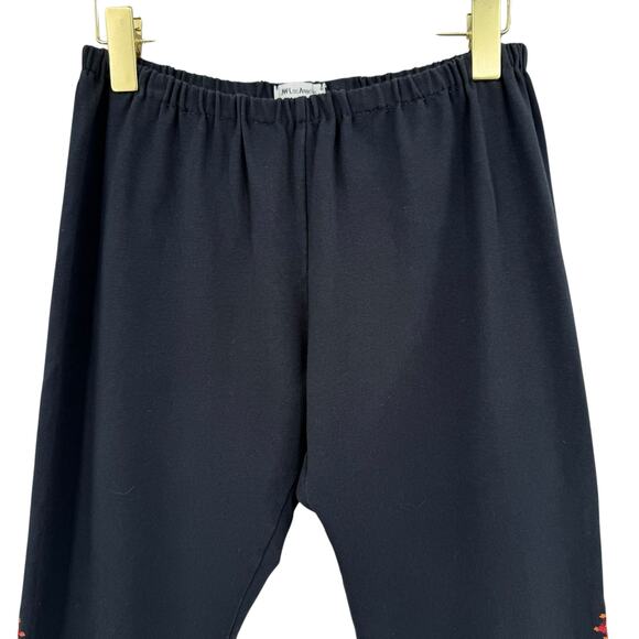 Johnny Was Aivita Embroidered Leggings Ankle Pants - Picture 5 of 8